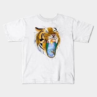 Purrfect Paradise Kids T-Shirt